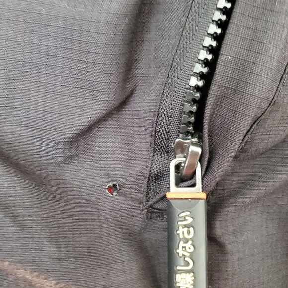 SuperDry Japan Professional The Windhiker Jacket Men's Size L Black/Orange Zip - Picture 11 of 16